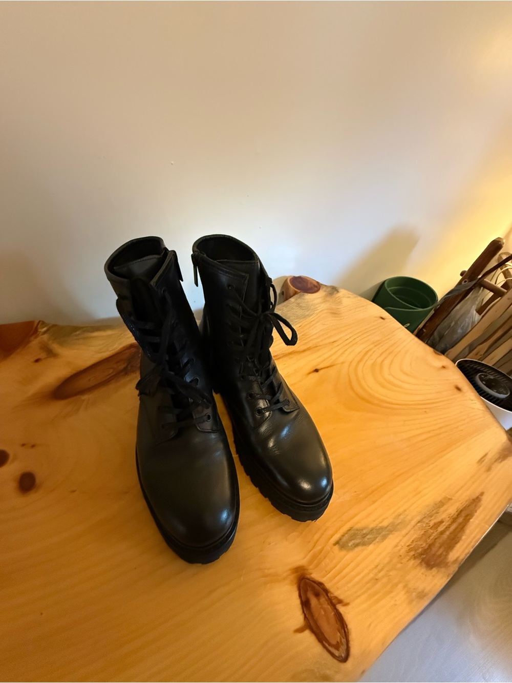 Thursday Boot Company Women's Black Combat Boots